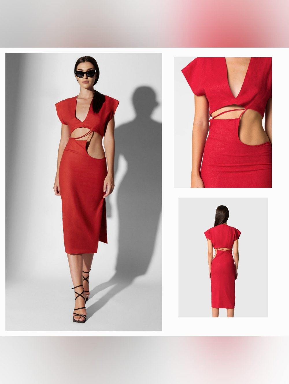 DIVALO RUBI linen dress